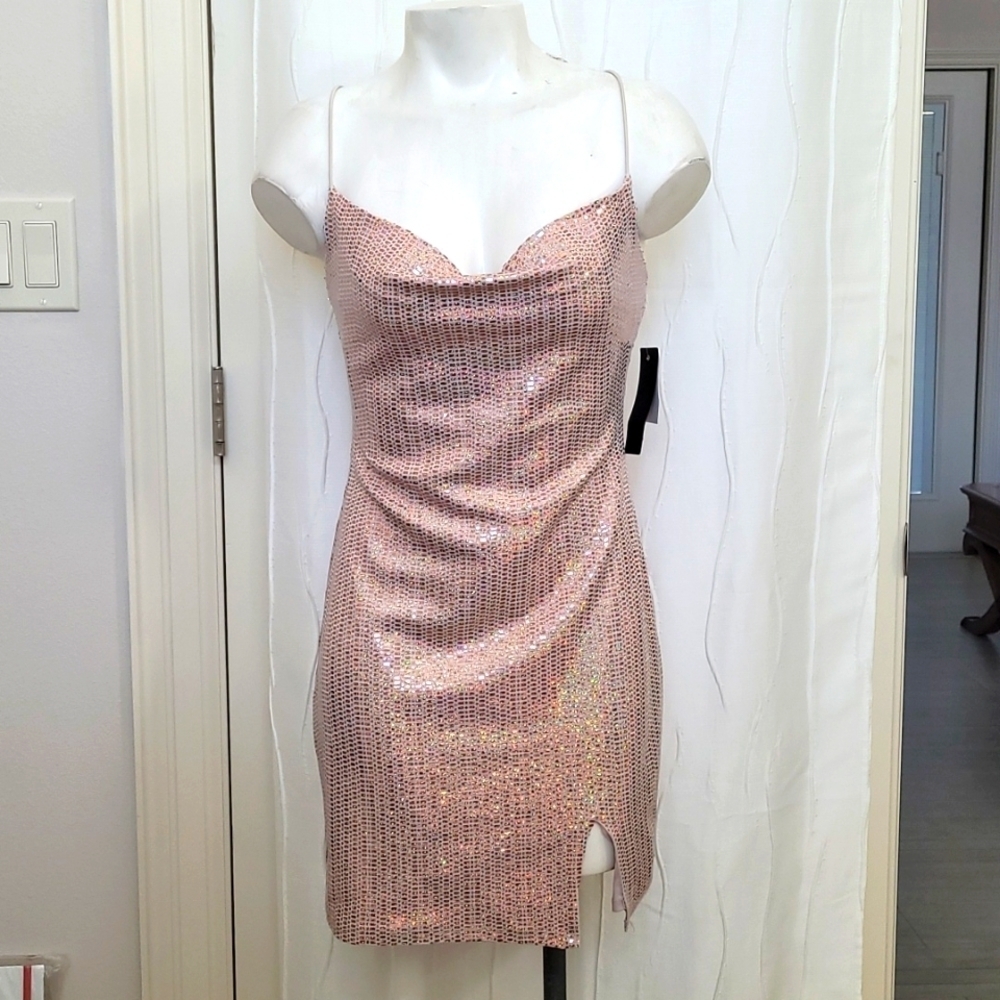 NWT City Studio Slim Red Bodycon Mini Dress